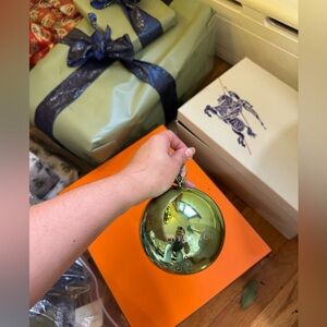 Tiffany and Co metal ornament Medium Size Green